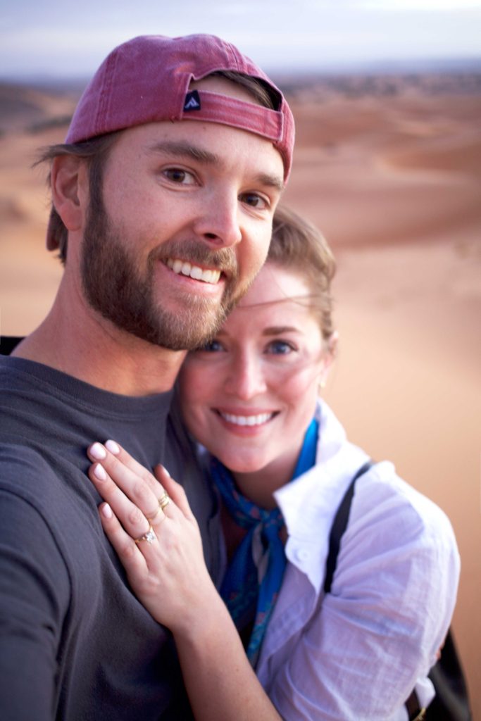 David Cowden and Erin Framel