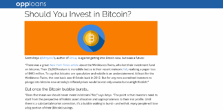 Scott Amyx Quoted on Regarding Bitcoins