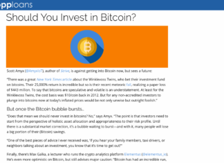 Scott Amyx Quoted on Regarding Bitcoins