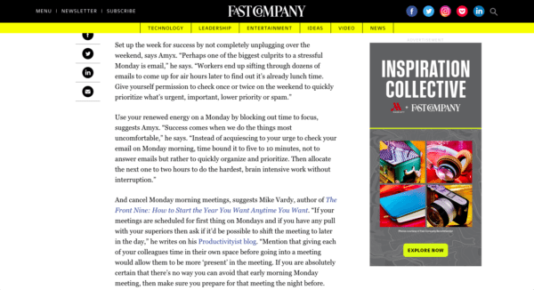 Scott Amyx Interviewed on Fast Company Strive Author 3
