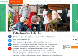 Scott Amyx Quoted on GoBankingRates on Step Beyond Comfort Zone