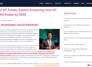 Scott Amyx on How IoT Will Evolve by 2020