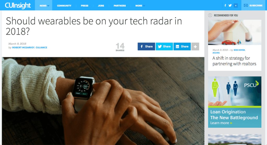 Scott Amyx Interviewed by CUInsight on Wearables