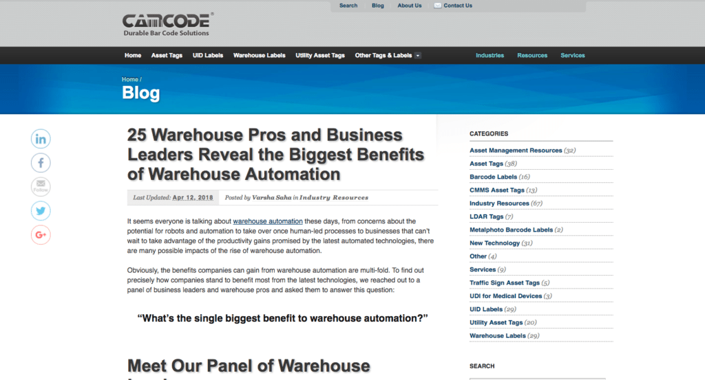 Scott Amyx Interviewed on Biggest Benefits of Warehouse Automation