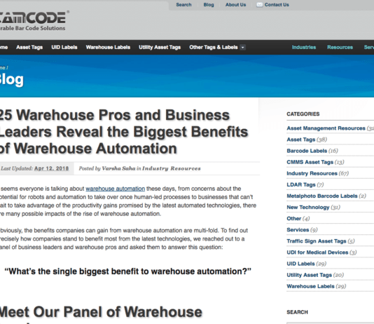 Scott Amyx Interviewed on Biggest Benefits of Warehouse Automation