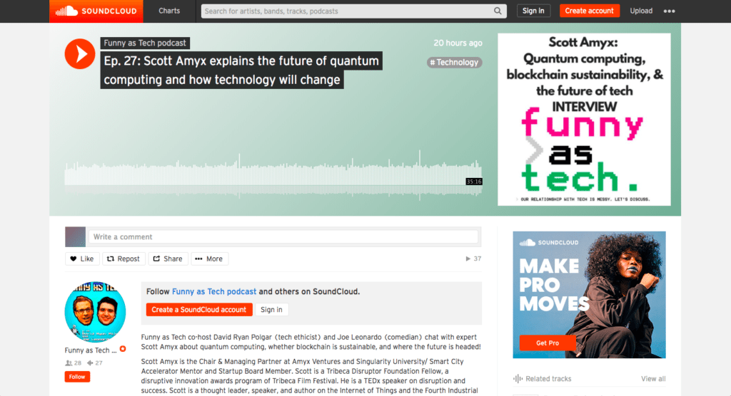 Funny as Tech Podcast- Scott Amyx Explains the Future of Quantum Computing