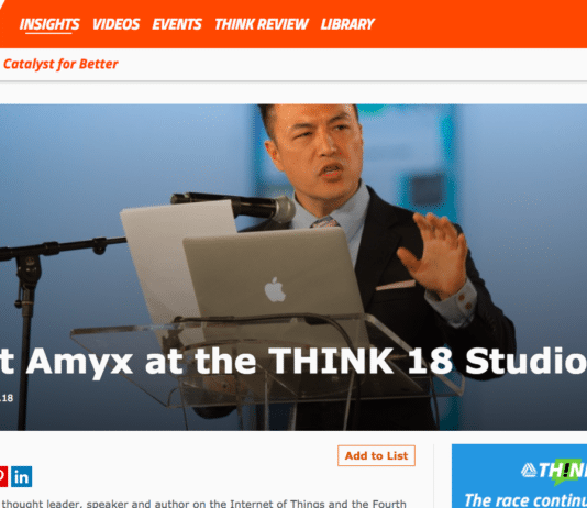 Scott Amyx Interviewed at the THINK 18 Studio