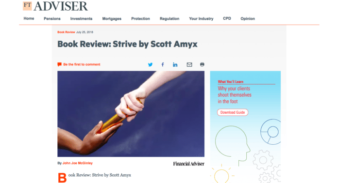 Book Review of Strive by FT Adviser