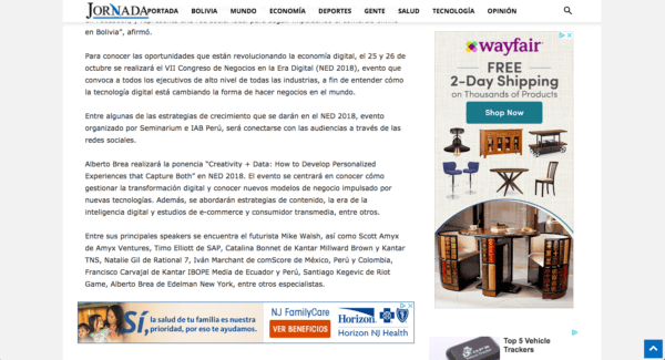 Compras de Comercio Electrónico en Bolivia se Incrementaron Nueve Veces_Scott Amyx 2