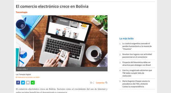 El comercio electrónico crece en Bolivia_Scott Amyx 1
