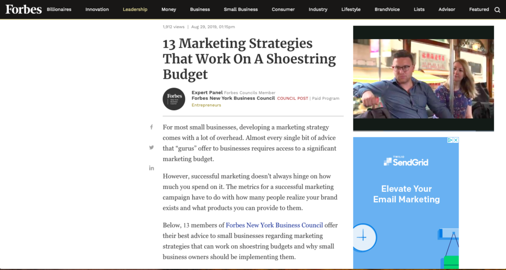 Scott Amyx Forbes Marketing Strategies