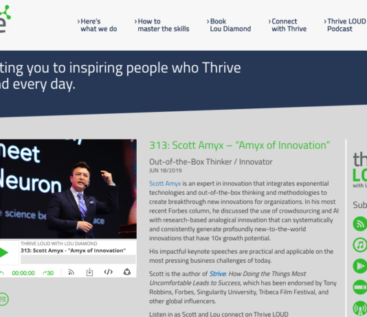 Scott Amyx on Thrive LOUD_Innovation