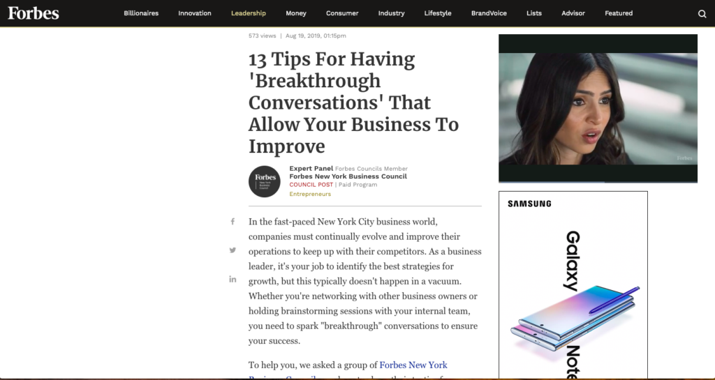 Forbes Scott Amyx Breakthrough Conversations