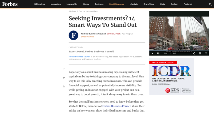 Scott Amyx Forbes Investments