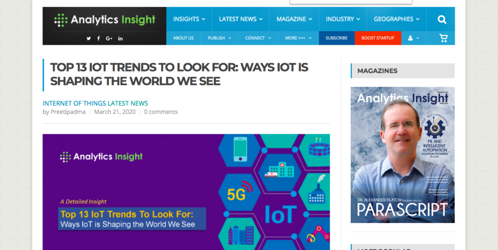 Scott Amyx IoT Trends in 2020