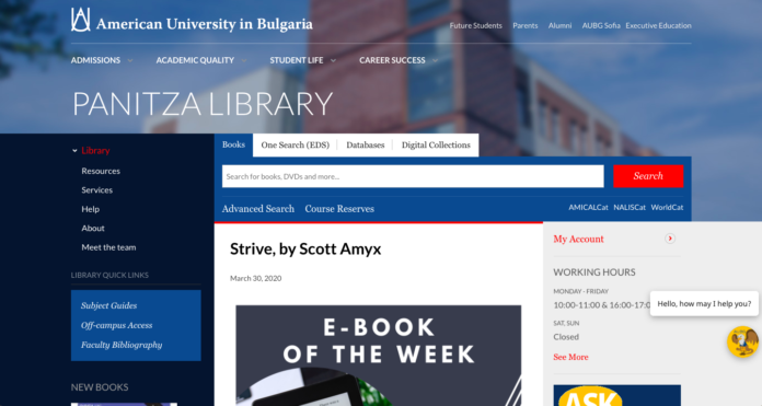 Strive Book Recommended by American University