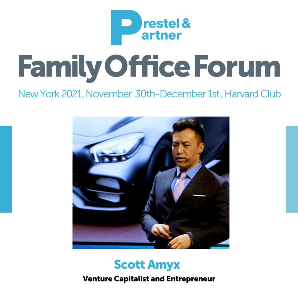 Scott Amyx Keynote Speaker at Prestel and Partner New York 2021