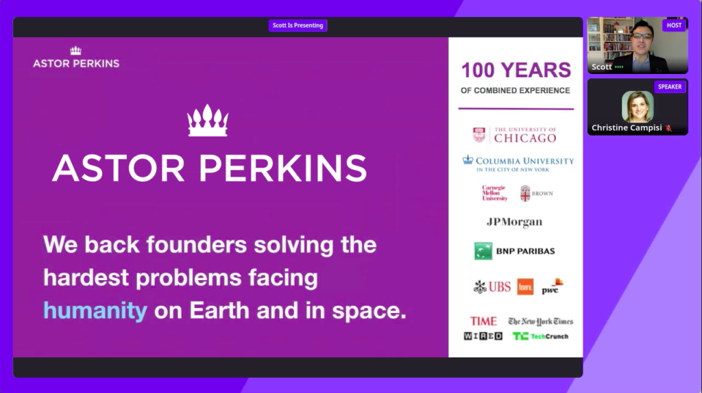 Astor Perkins Oct 27th Opening Keynote by Scott Amyx