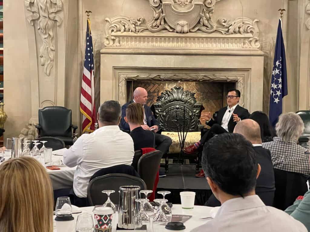 Scott Amyx Speaking at New York Yacht Club on AI 2