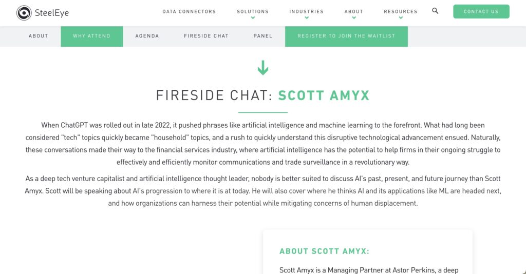 Scott Amyx Speaks on AI 2
